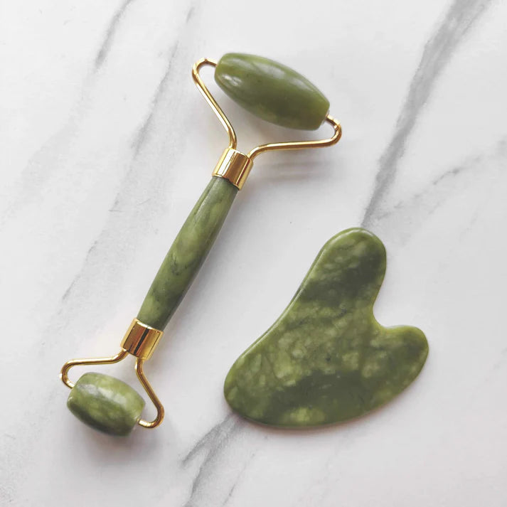 Jade Roller and Gua Sha Set